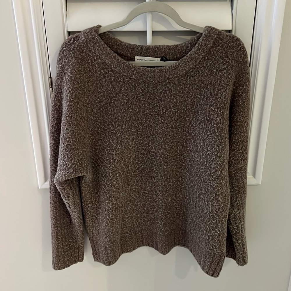 Super soft wide neck sweater from ANTHRO
